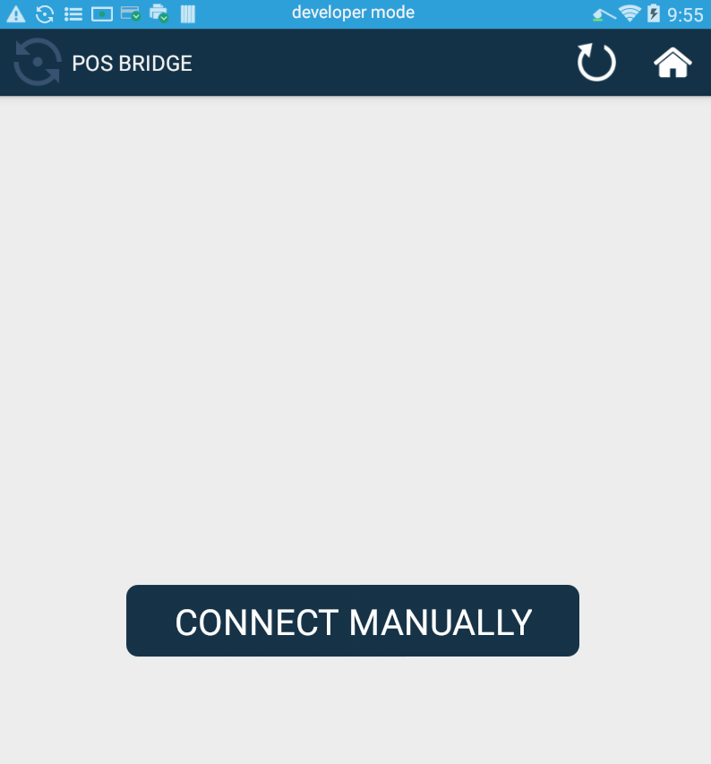 POS Bridge home screen